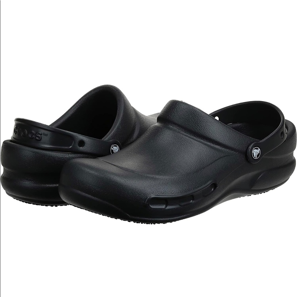 Black Crocs Uni-sex Bistro Clog | Slip Resistant Work Shoes